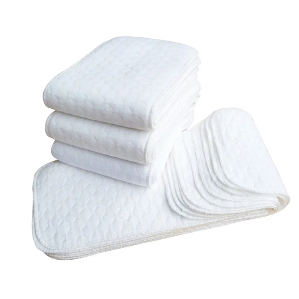 Reusable cotton Baby Diapers - 10/5 pack|Soft, Washable & Eco-Friendly!