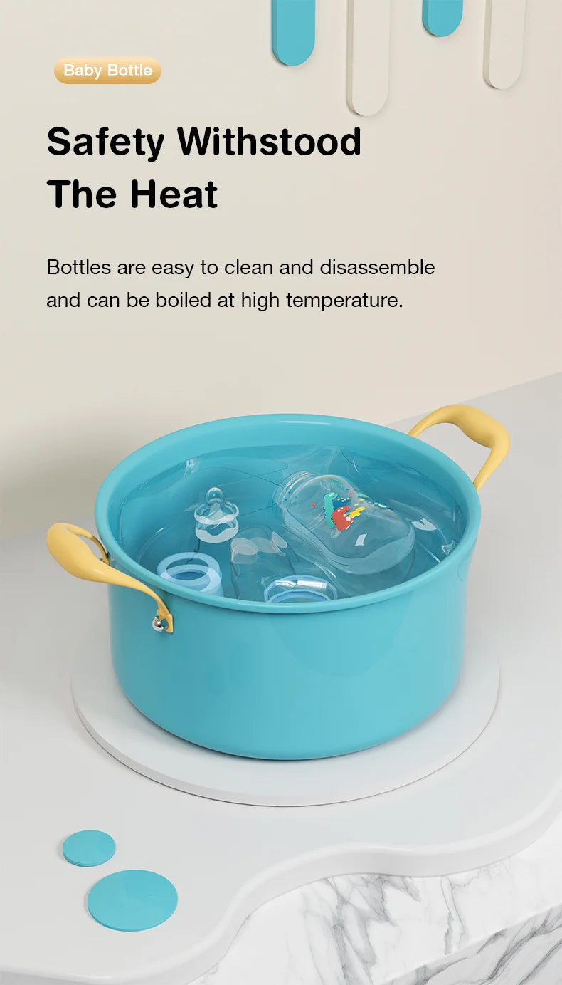 Anti-Colic Baby Bottles - (150ml) 2 Pack|Reduces Gas & Fussiness - Happy Baby, Happy Parents!