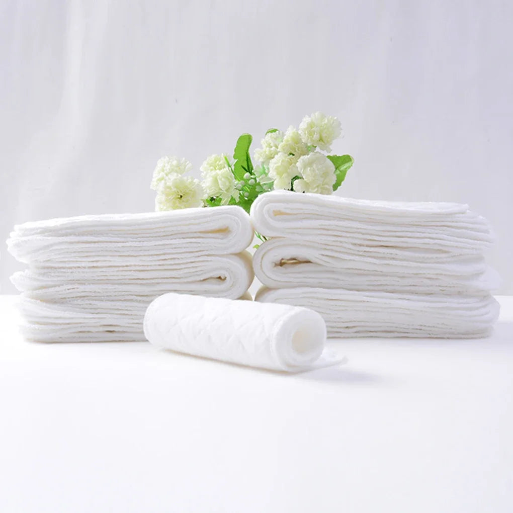 Reusable cotton Baby Diapers - 10/5 pack|Soft, Washable & Eco-Friendly!
